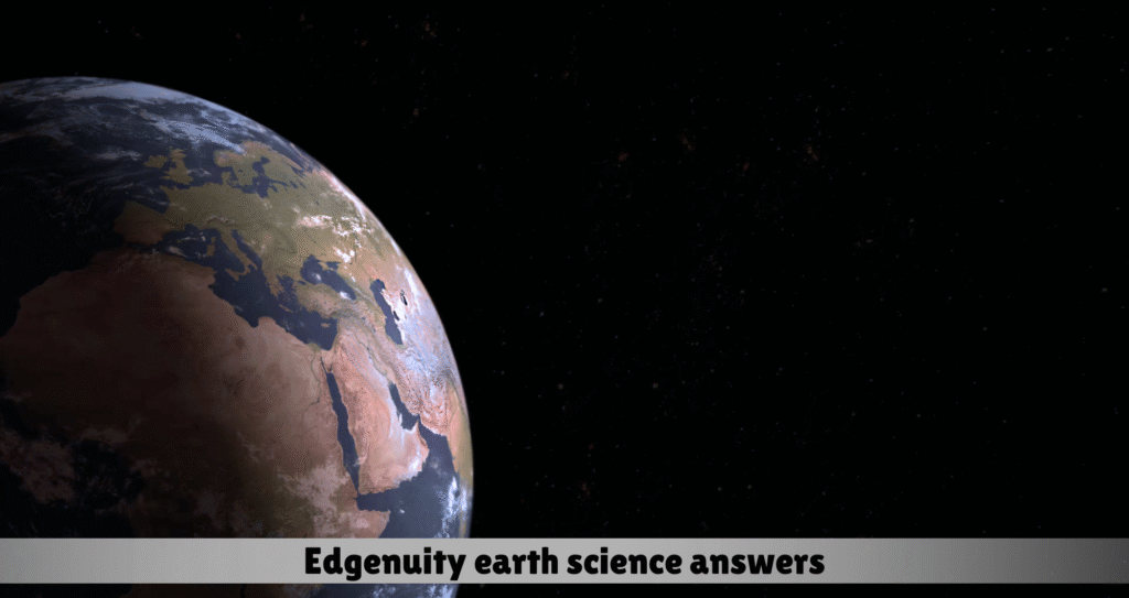 edgenuity earth science answers