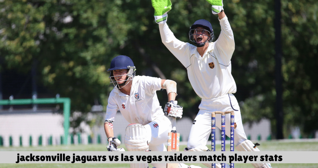 jacksonville jaguars vs las vegas raiders match player stats